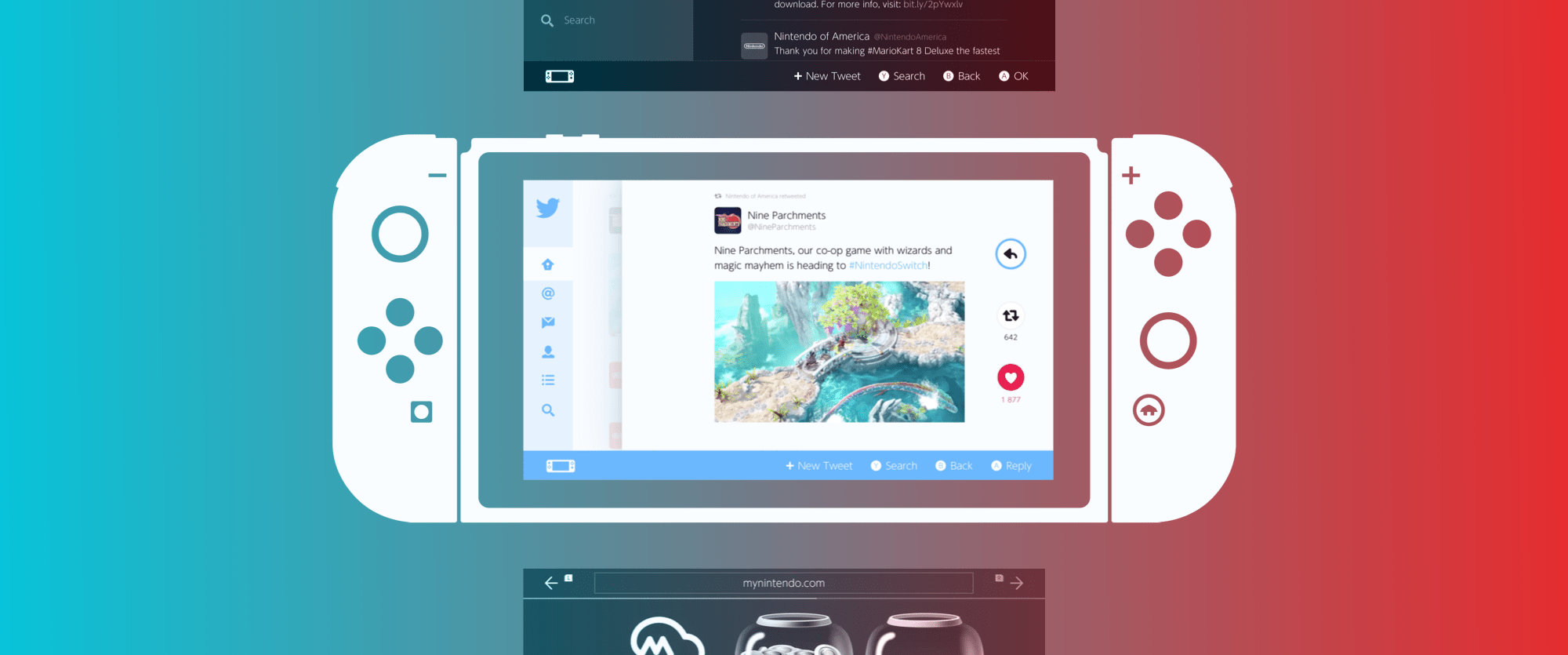 Makes me understand why nintendo wanted the ui to be all about the games, plus this would be . Designing For The Nintendo Switch By Olivier Charavel Bpxl Craft Medium