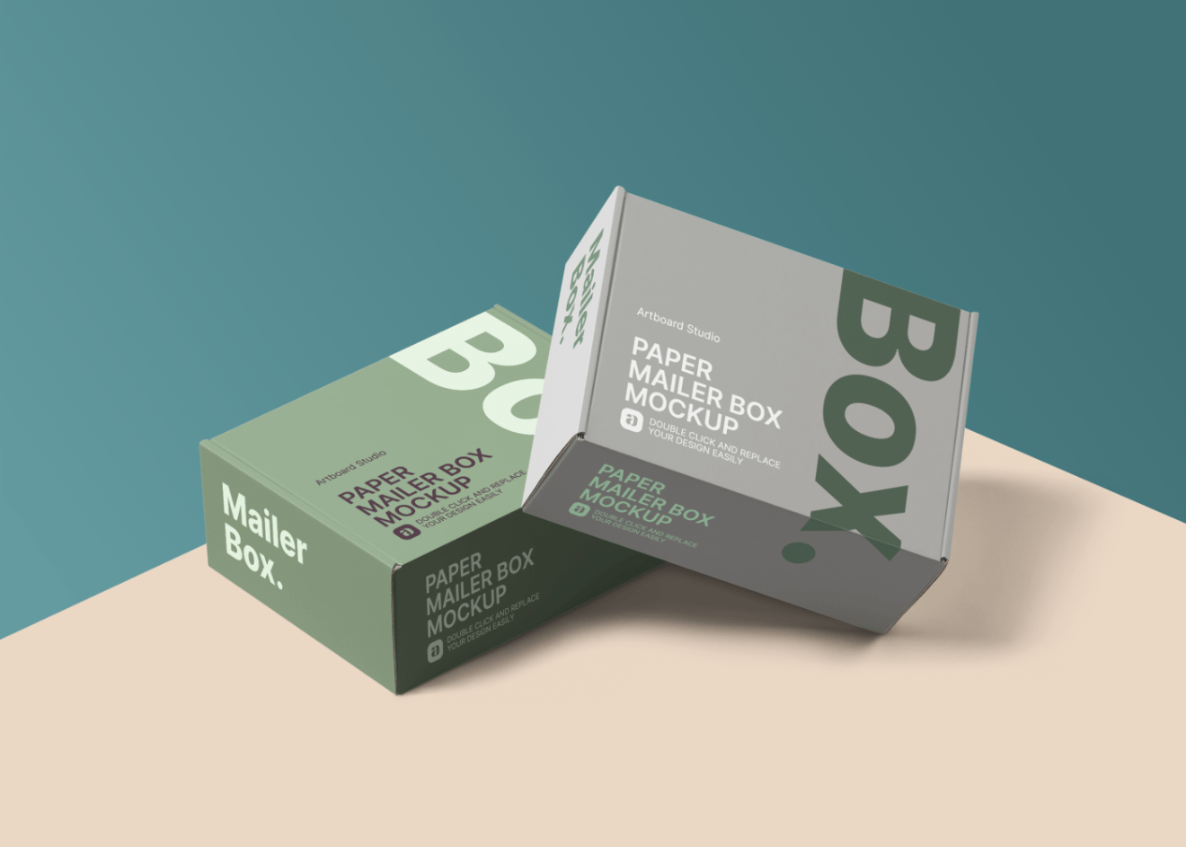 Here are fifteen of the best. Perspective Corrugated Mailer Box Mockup Template