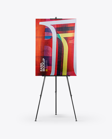 Canvas poster on easel mockup free to showcase your work in a photorealistic way. 110 Best Easel Mockup Templates Free Premium