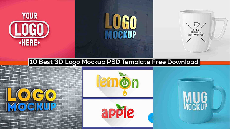 #freepik #psd #logo #mockup #template 10 Best 3d Logo Mockup Psd Template Free Download Photoshop Dream