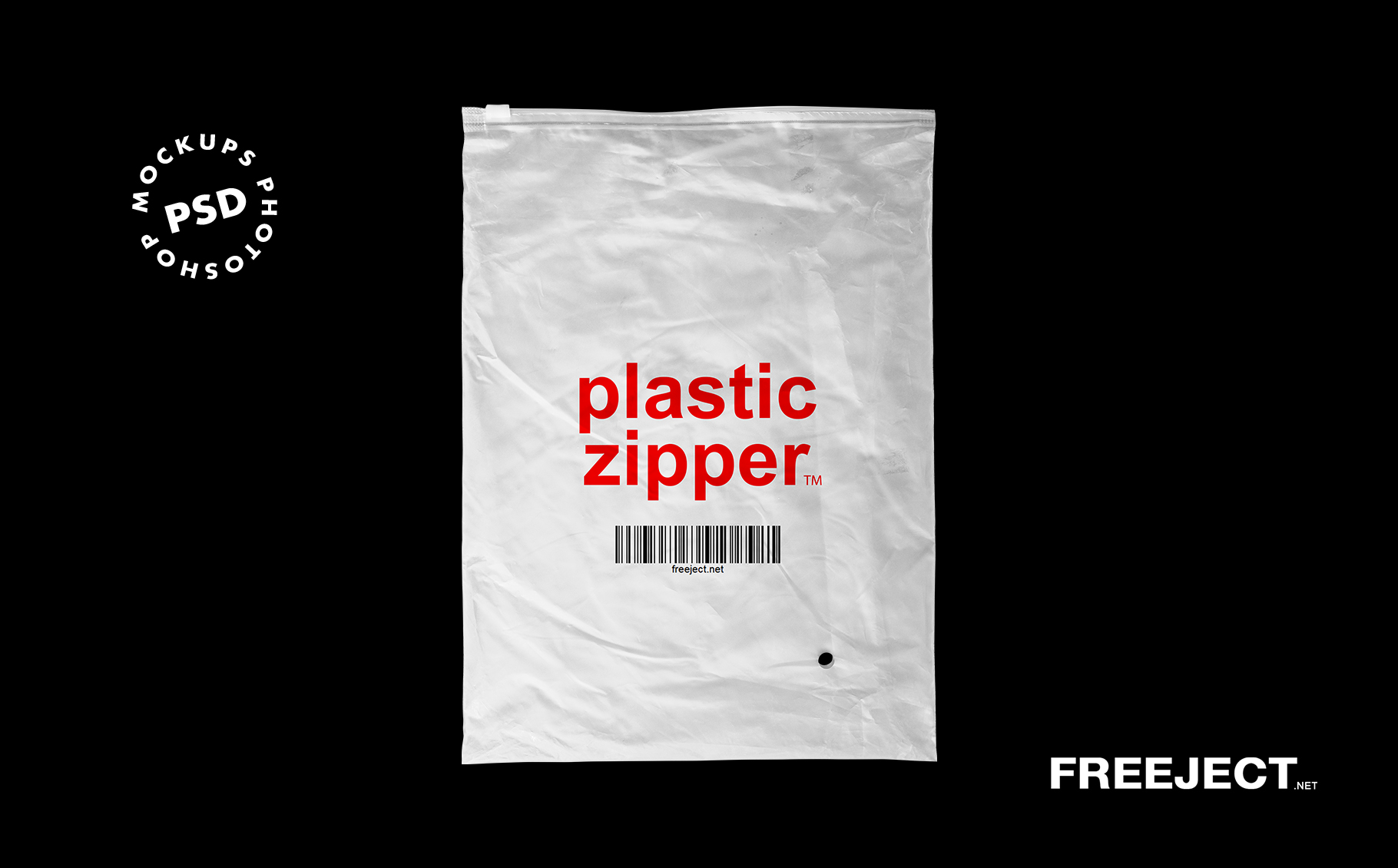 Psd file consists of smart objects. 3 Plastic Zipper Bag Mockups Free Psd File