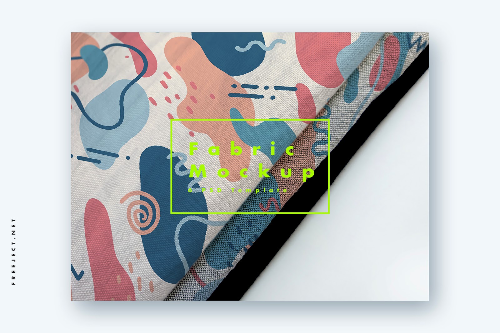 The best tag mockup composed with three floating tags. Free Download Fabric Mockup Template Psd File