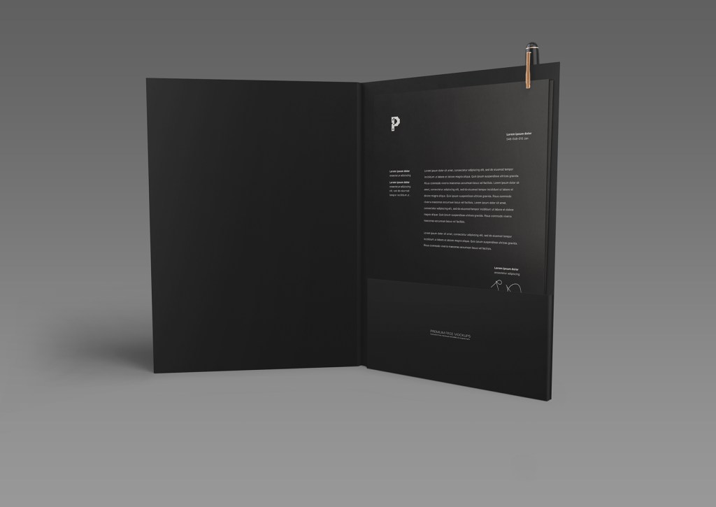 29+ Download Black Folder Mockup&nbsp;Psd