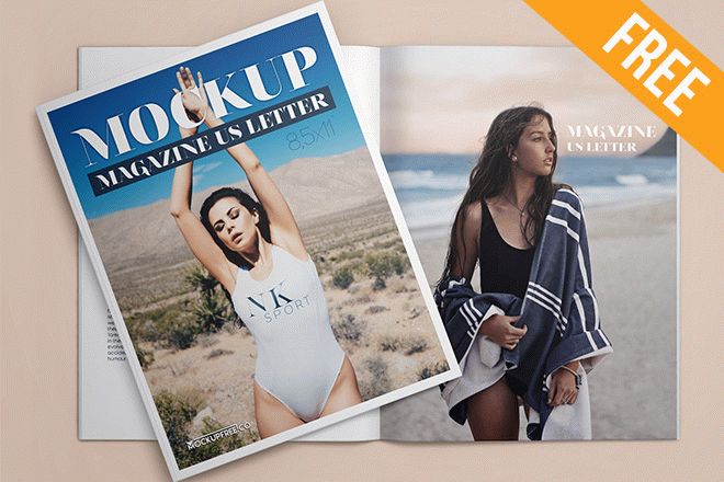 41+ Download Magazine Cover Mockup Template&nbsp;Psd
