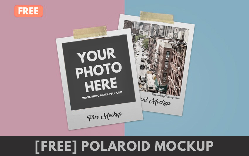 30+ Download Polaroid Mockup Free&nbsp;Psd