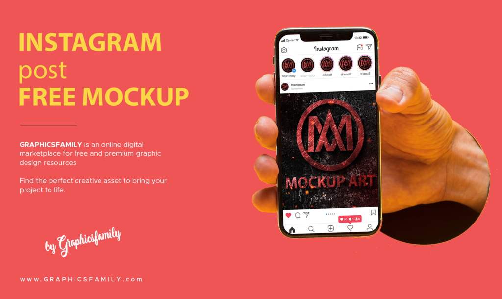 21+ Download Mockup Instagram Post Generator&nbsp;Psd