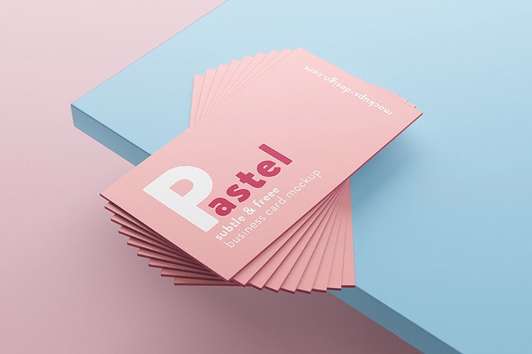 11+ Download Flying Business Card Mockup Free&nbsp;Psd
