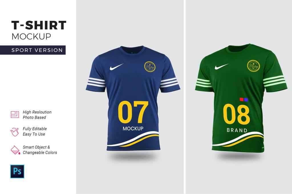22+ Download Sport Shirt Mockup Free&nbsp;Psd